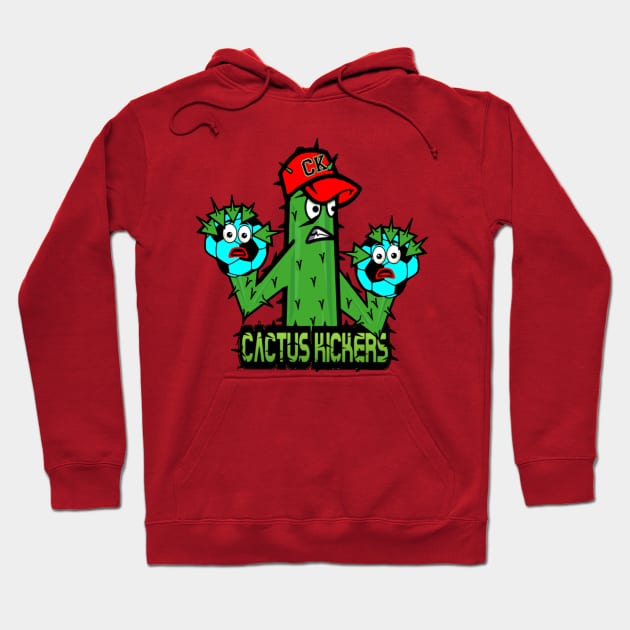 Cactusball: Cactus Kickers Hoodie by TheNerdyEffect